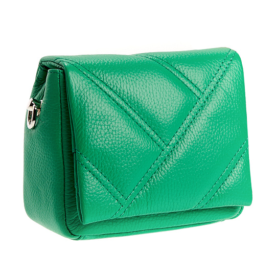 Женская сумка Dr. Koffer из натуральной кожи зеленая