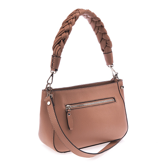 Женская сумка Dr. Koffer из натуральной кожи коричневая