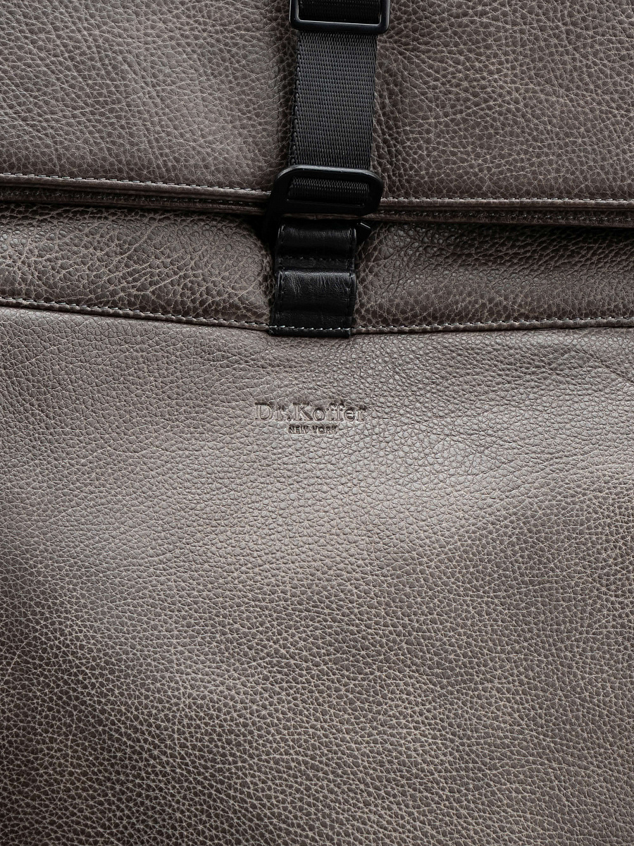 Рюкзак Dr. Koffer из натуральной кожи серый