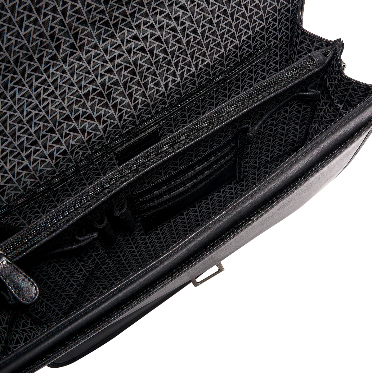 Портфель Dr.Koffer из натуральной кожи черный