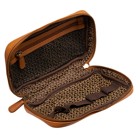 Несессер Dr.Koffer из натуральной кожи коричневый