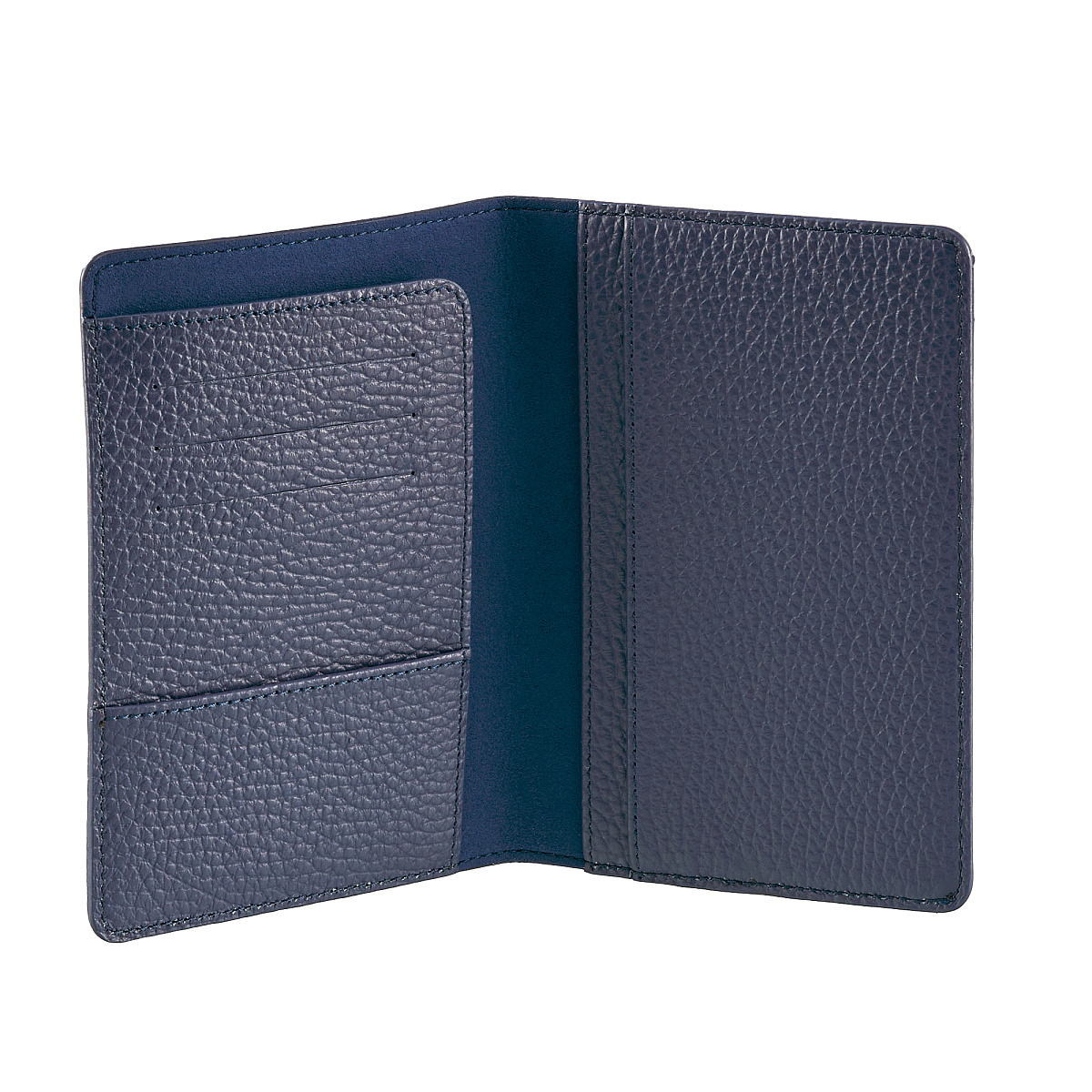 Обложка для паспорта Dr.Koffer из натуральной кожи синяя