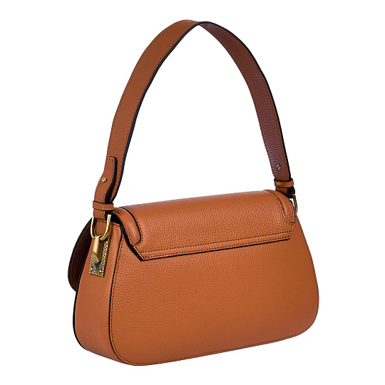 Женская сумка Dr.Koffer из натуральной кожи коричневая