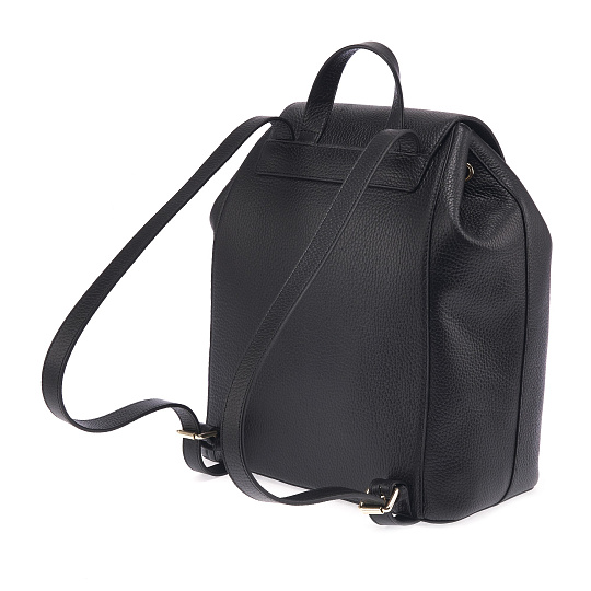 Рюкзак Dr. Koffer из натуральной кожи черный