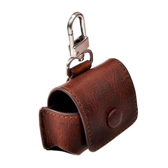 Чехол для AirPods из натуральной кожи коричневый Dr.Koffer