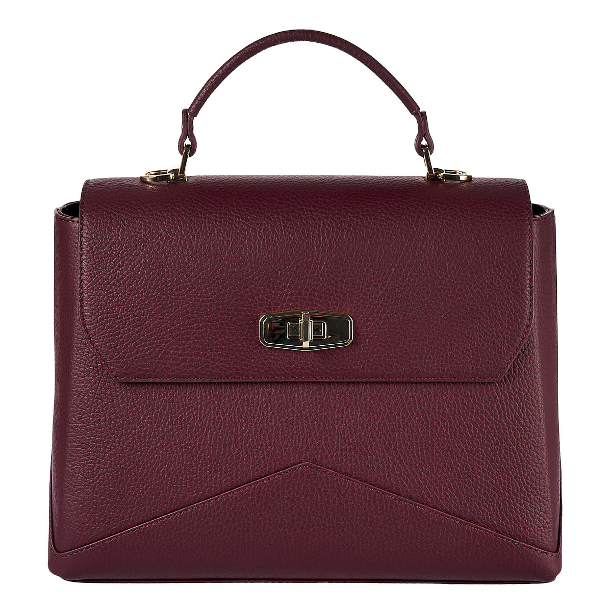 Женская сумка  Dr. Koffer из натуральной кожи бордовая