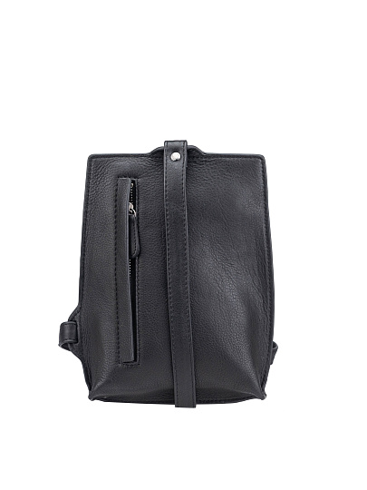 Сумка через плечо Dr.Koffer из натуральной кожи черная