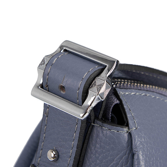 Женская сумка Dr. Koffer из натуральной кожи серая