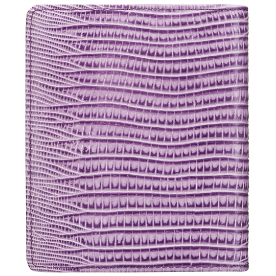 Визитница Dr.Koffer из натуральной кожи фиолетовая