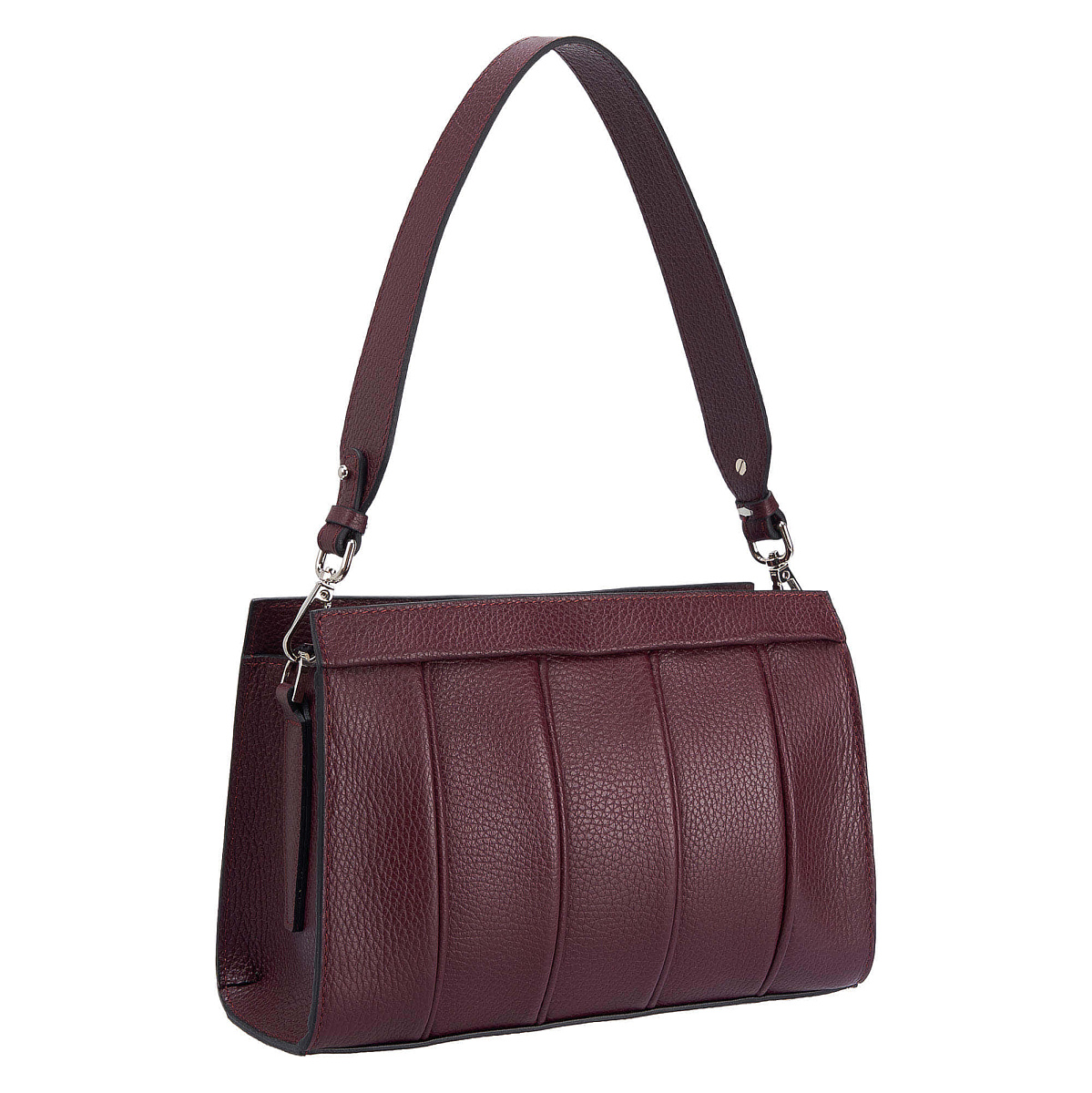 Женская сумка Dr. Koffer из натуральной кожи бордовая