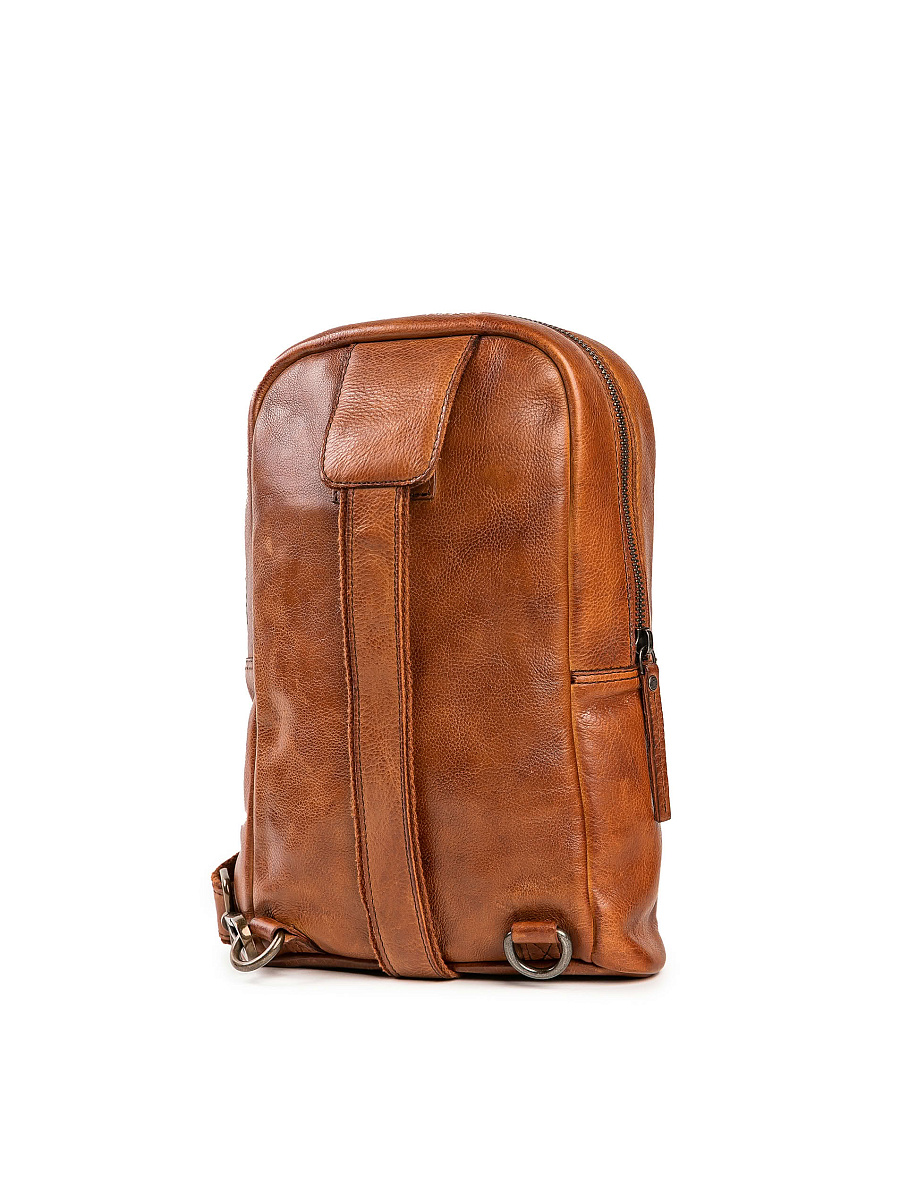 Рюкзак Dr.Koffer из натуральной кожи светло-коричневый
