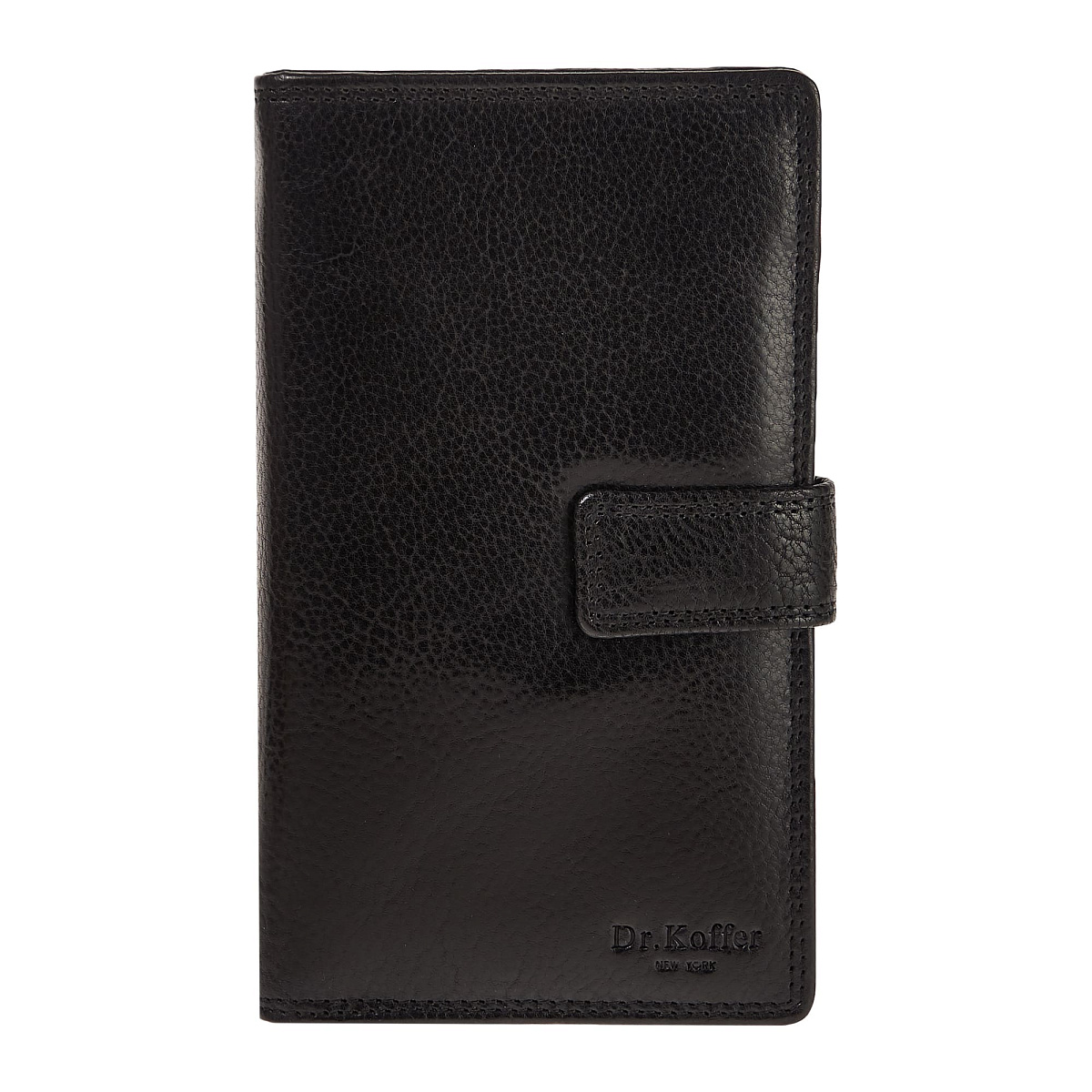 Портмоне Dr.Koffer из натуральной кожи черное