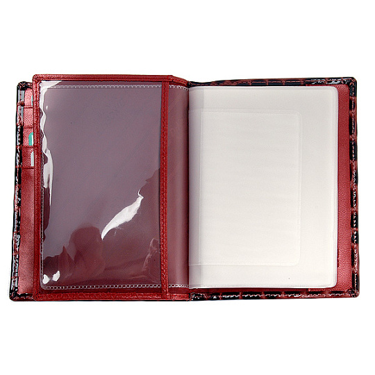 Обложка для паспорта/автодок из натуральной кожи Dr. Koffer