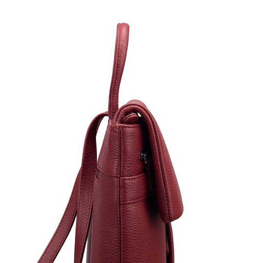 Рюкзак Dr.Koffer из натуральной кожи бордовый