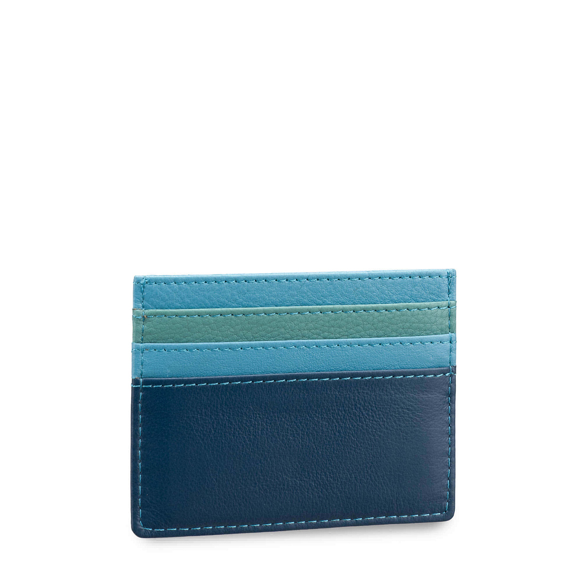 Кредитница Dr.Koffer из натуральной кожи синяя