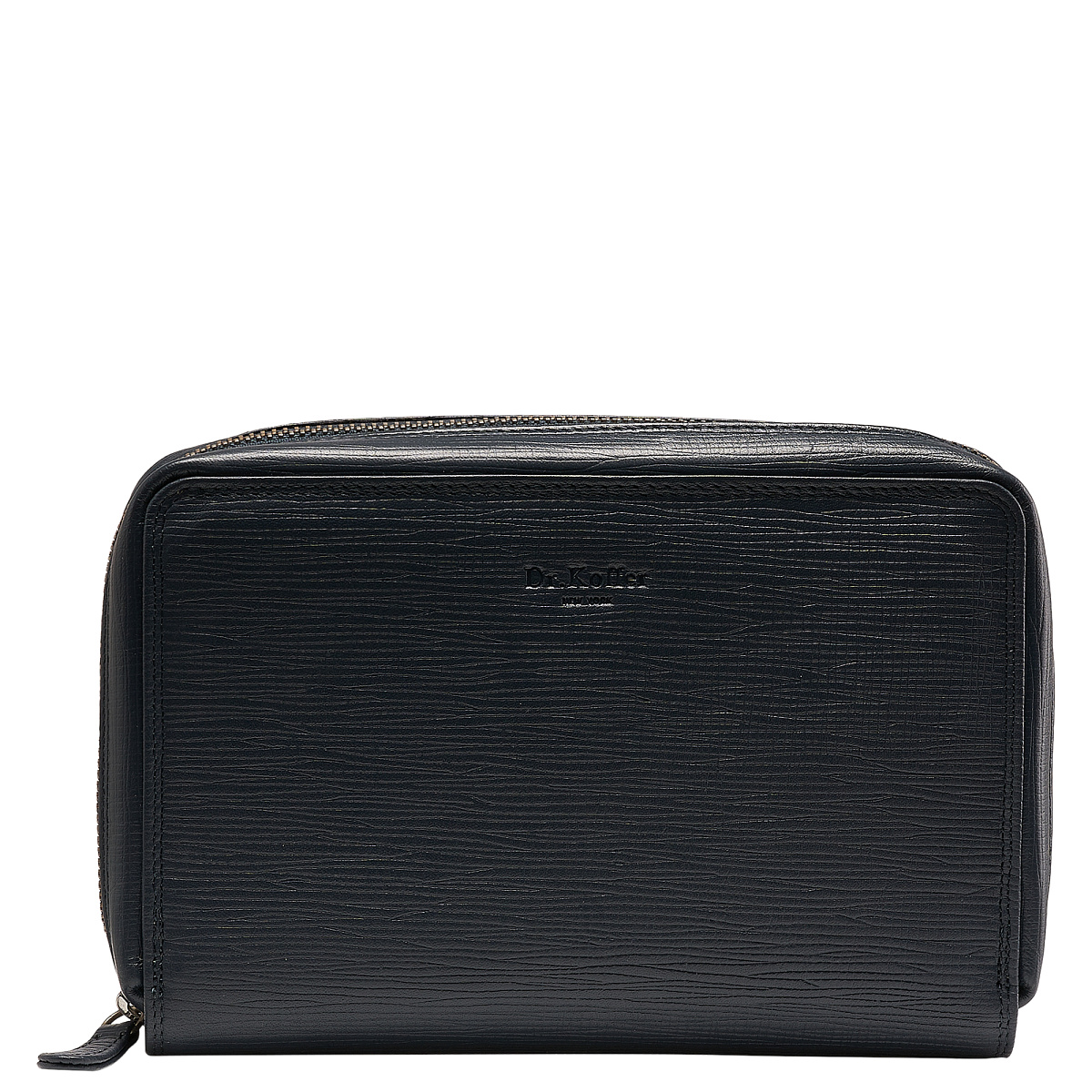 Сумка барсетка из натуральной кожи Dr. Koffer синяя