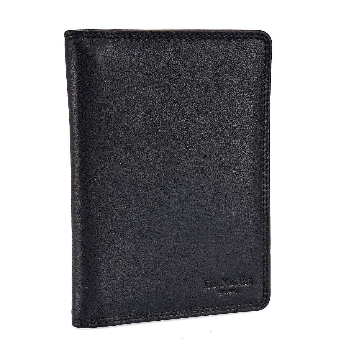 Портмоне Dr.Koffer из натуральной кожи черное