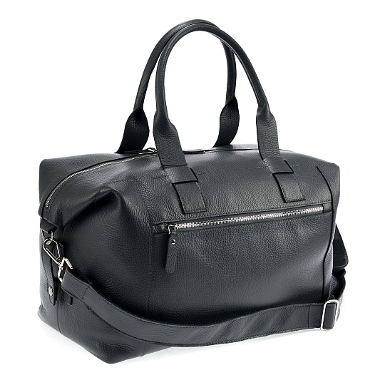 Сумка дорожная Dr. Koffer из натуральной кожи синяя