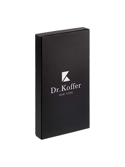 Кредитница Dr.Koffer из натуральной кожи коричневая