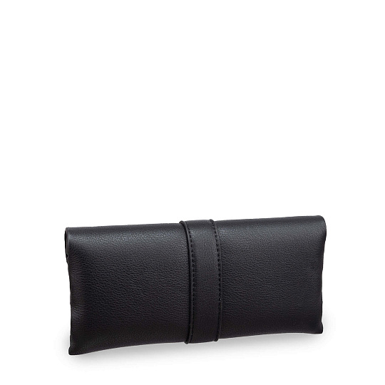 Очечник Dr.Koffer из натуральной кожи чёрный