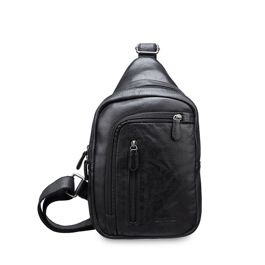 Рюкзак Dr.Koffer из натуральной кожи черный