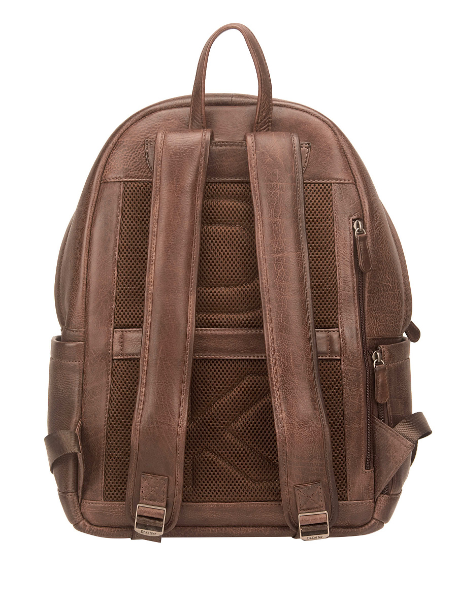 Рюкзак Dr. Koffer из натуральной кожи коричневый