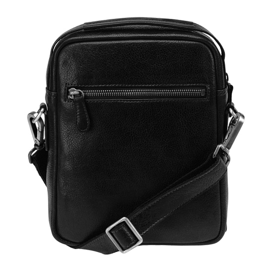 Сумка через плечо Dr.Koffer из натуральной кожи черная