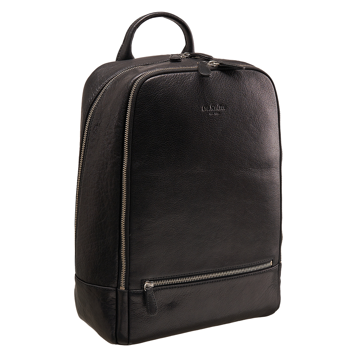 Рюкзак Dr.Koffer из натуральной кожи черный