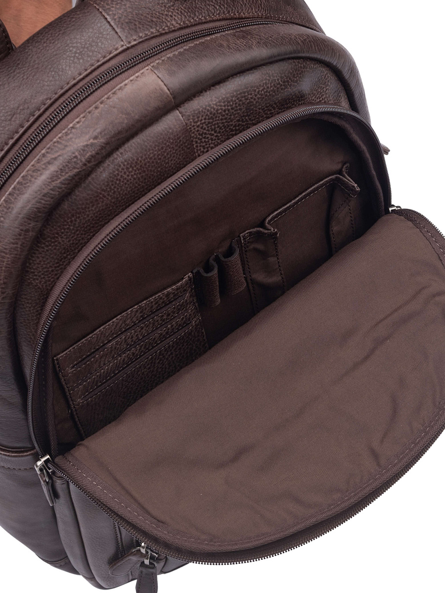 Рюкзак Dr. Koffer из натуральной кожи коричневый