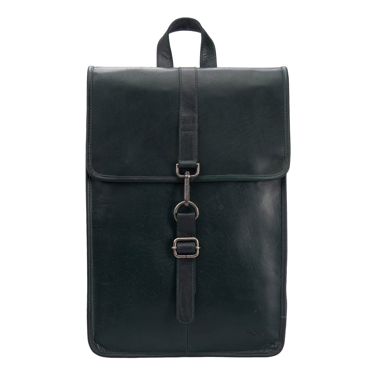 Рюкзак Dr.Koffer из натуральной кожи зеленый