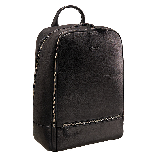 Рюкзак Dr.Koffer из натуральной кожи черный