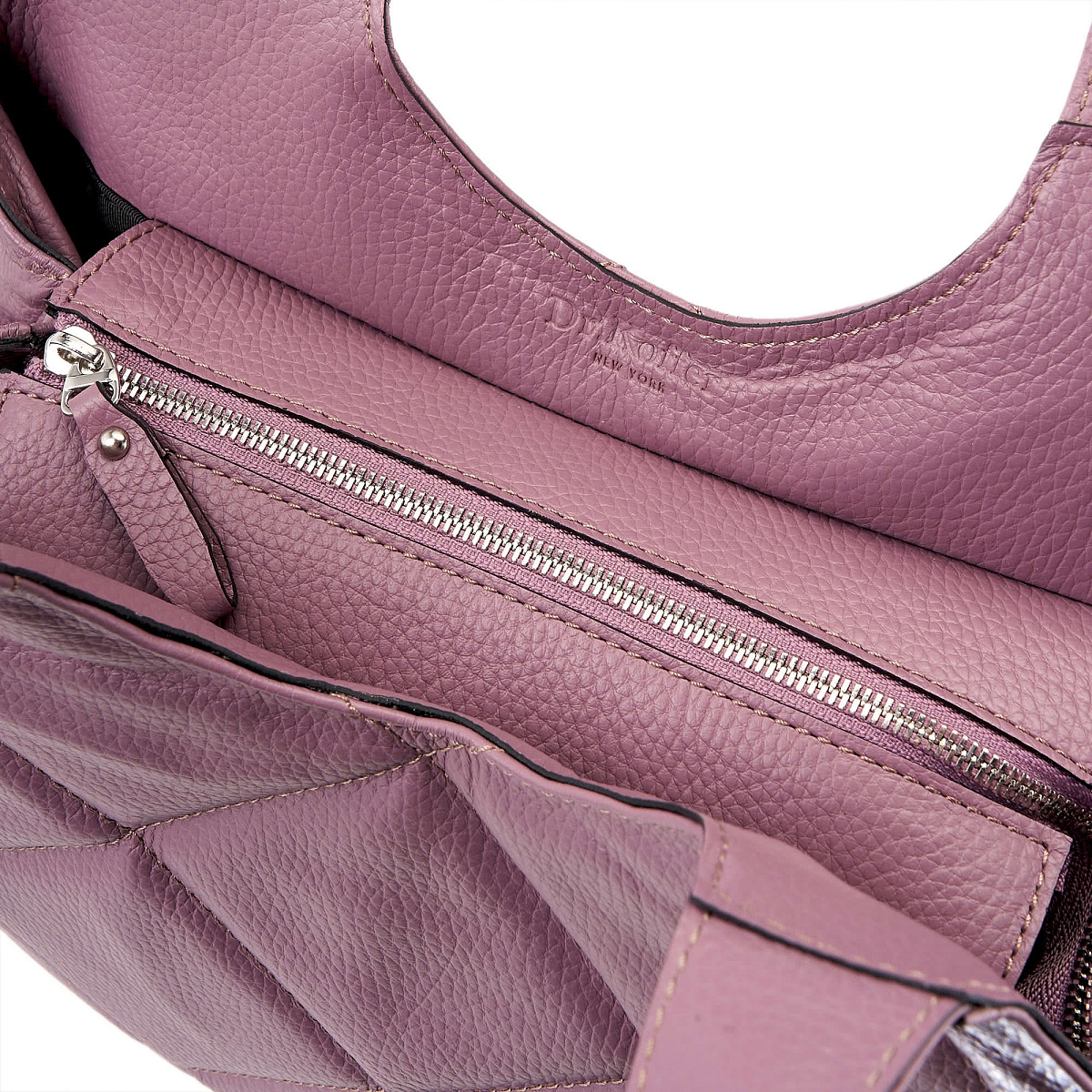 Женская сумка Dr. Koffer из натуральной кожи розовая