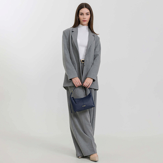 Женская сумка  Dr. Koffer из натуральной кожи синяя