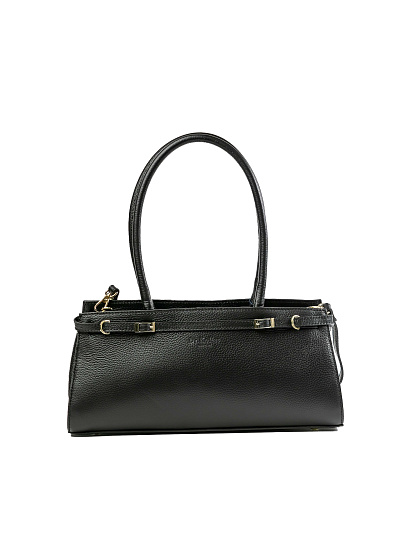 Женская сумка Dr.Koffer из натуральной кожи черная