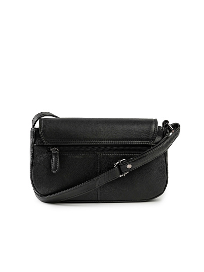 Женская сумка Dr.Koffer из натуральной кожи чёрная