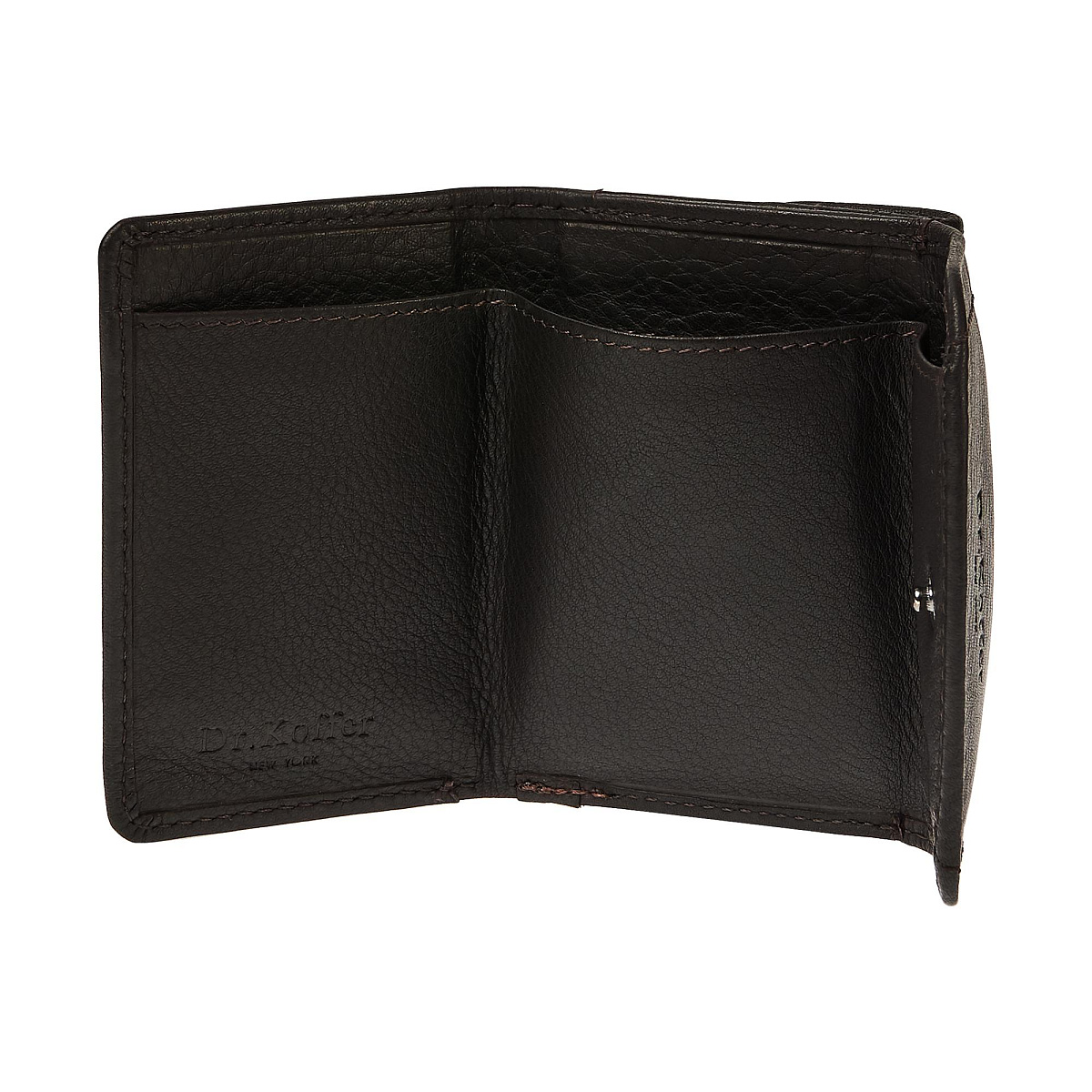 Портмоне Dr.Koffer из натуральной кожи коричневое