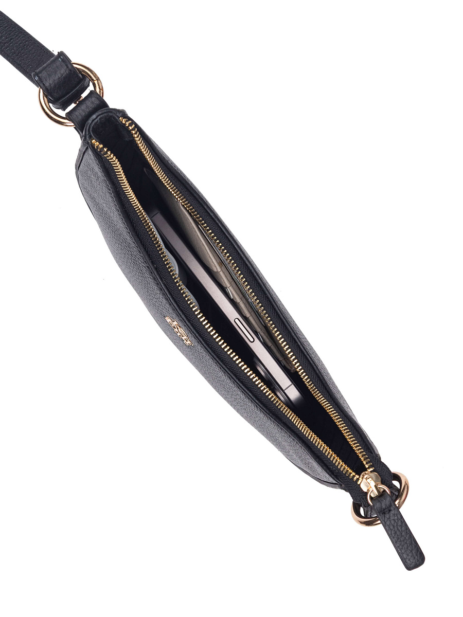 Женская сумка Dr. Koffer из натуральной кожи черная