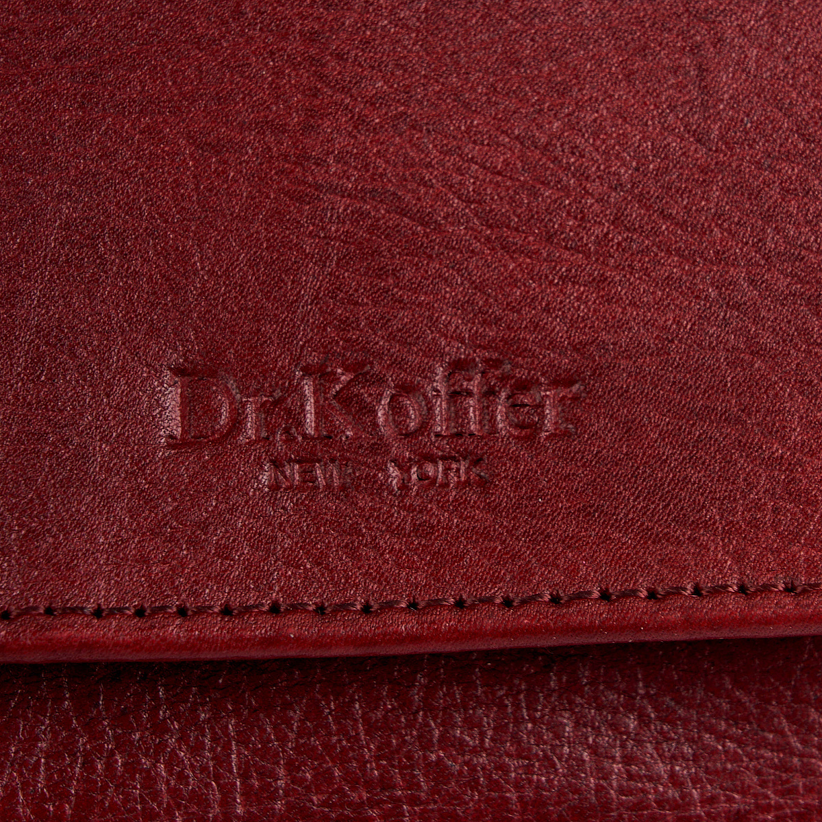 Портмоне Dr.Koffer из натуральной кожи бордовый