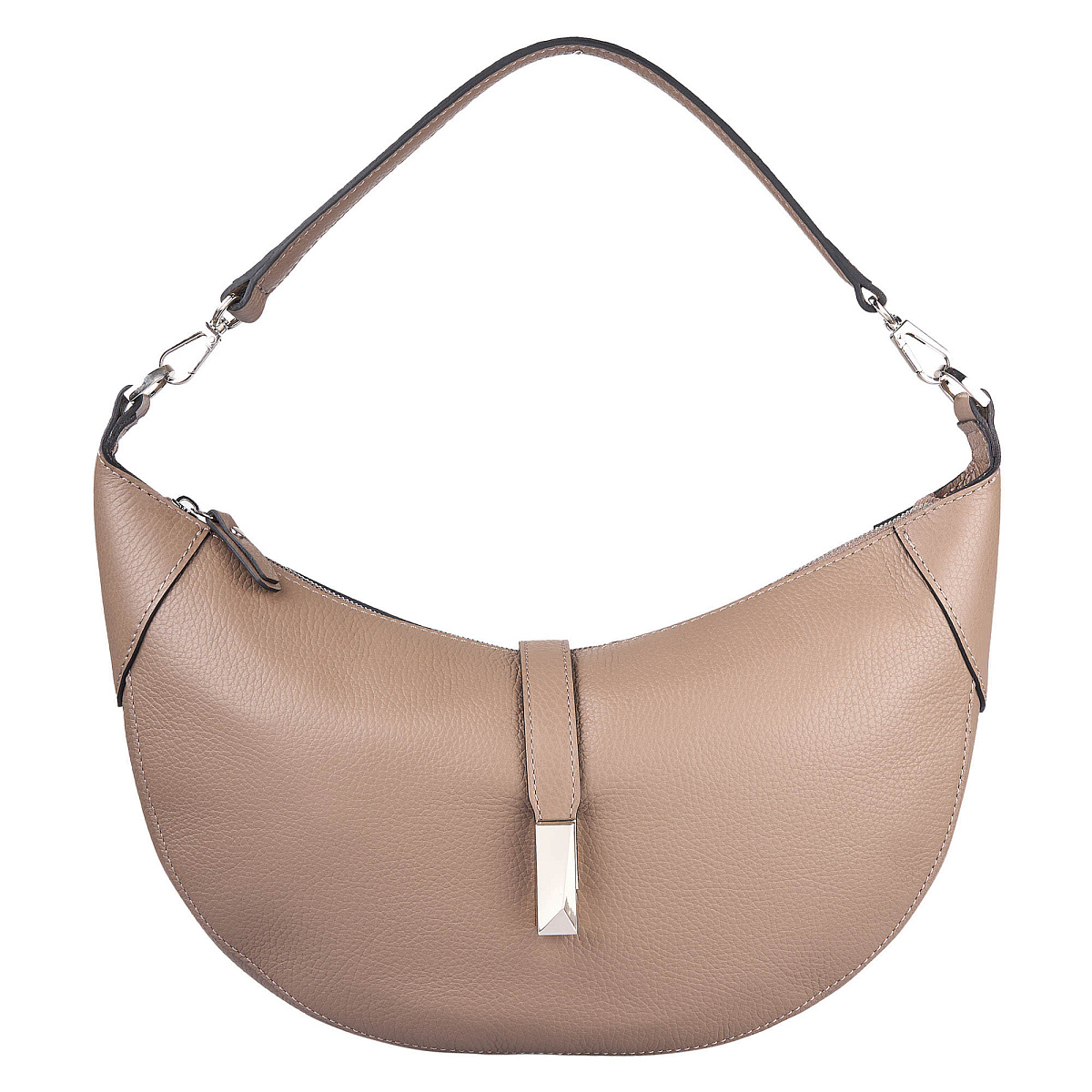 Женская сумка Dr. Koffer из натуральной кожи бежевая