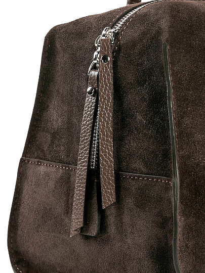 Женская сумка Dr. Koffer из натуральной кожи коричневая