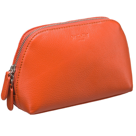 Косметичка Dr.Koffer из натуральной кожи розовая