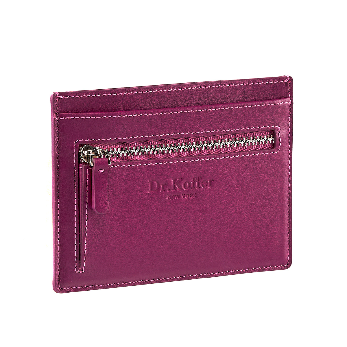 Кошелек Dr.Koffer из натуральной кожи фиолетовый