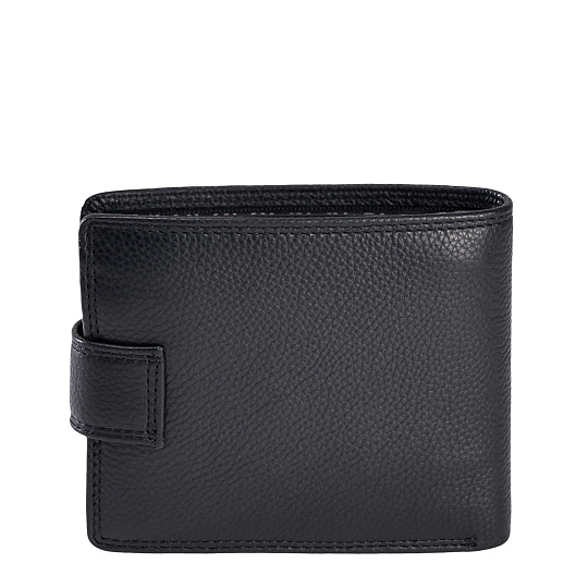 Портмоне Dr.Koffer из натуральной кожи черное