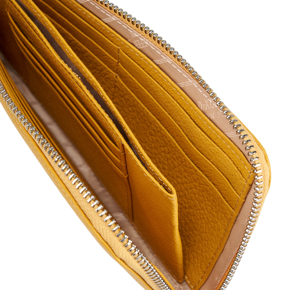 Портмоне Dr.Koffer из натуральной кожи желтое