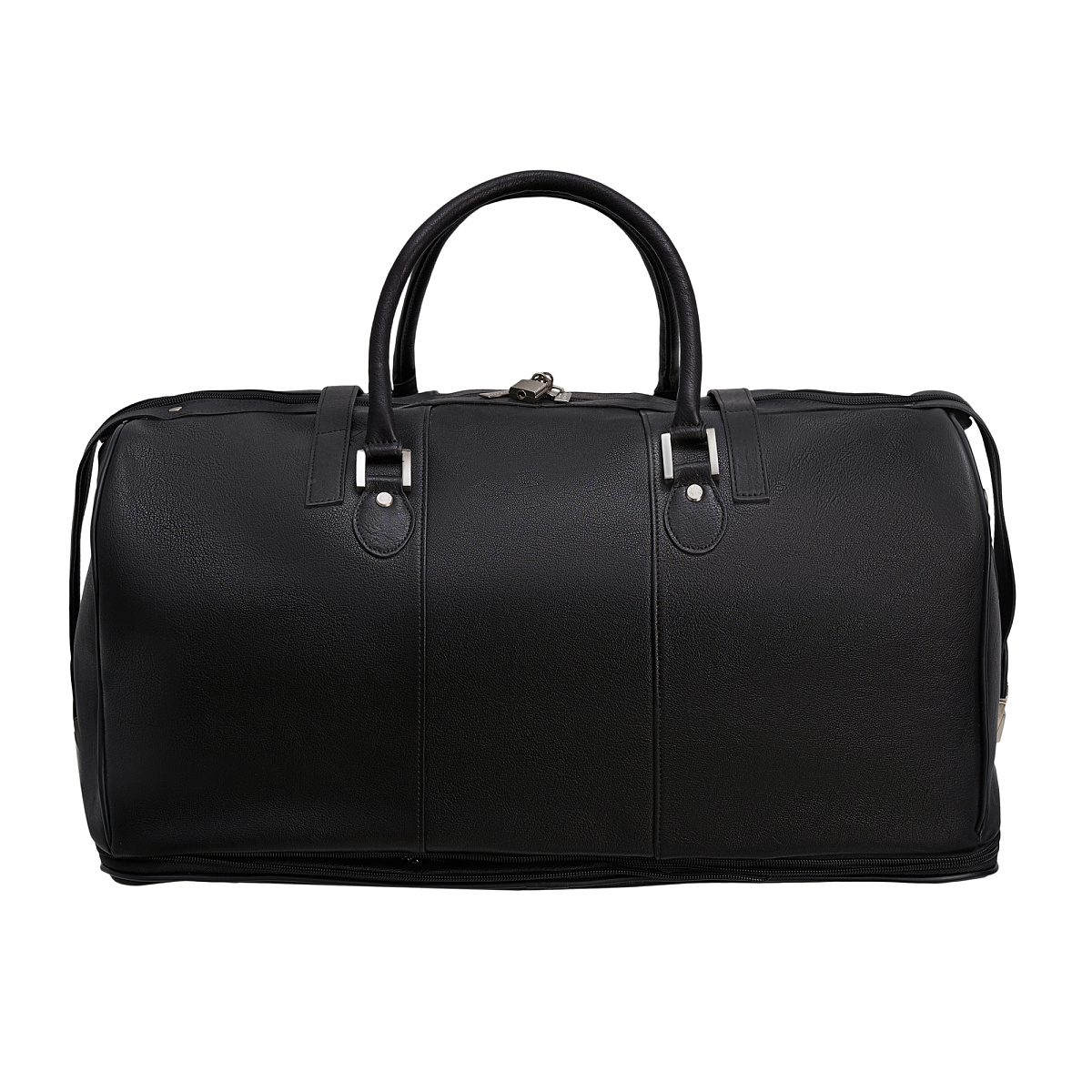 Сумка дорожная Dr.Koffer из натуральной кожи черная