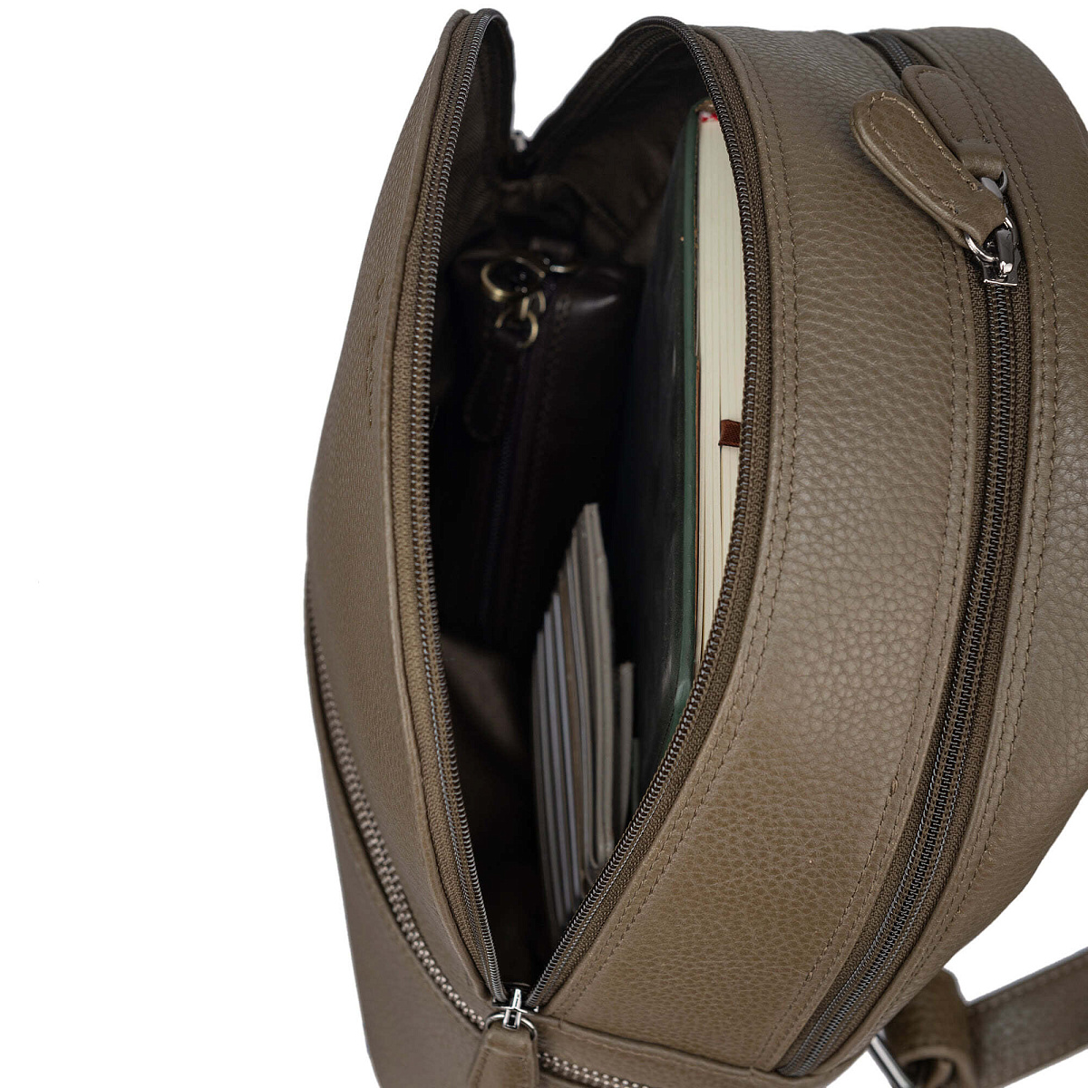 Рюкзак Dr.Koffer из натуральной кожи коричневый