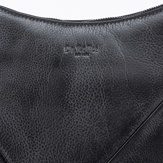 Женская сумка Dr.Koffer из натуральной кожи чёрная