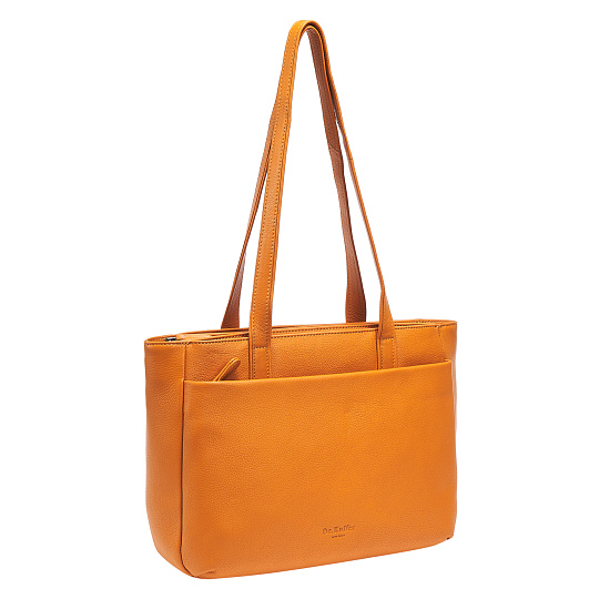 Женская сумка Dr.Koffer из натуральной кожи желтая