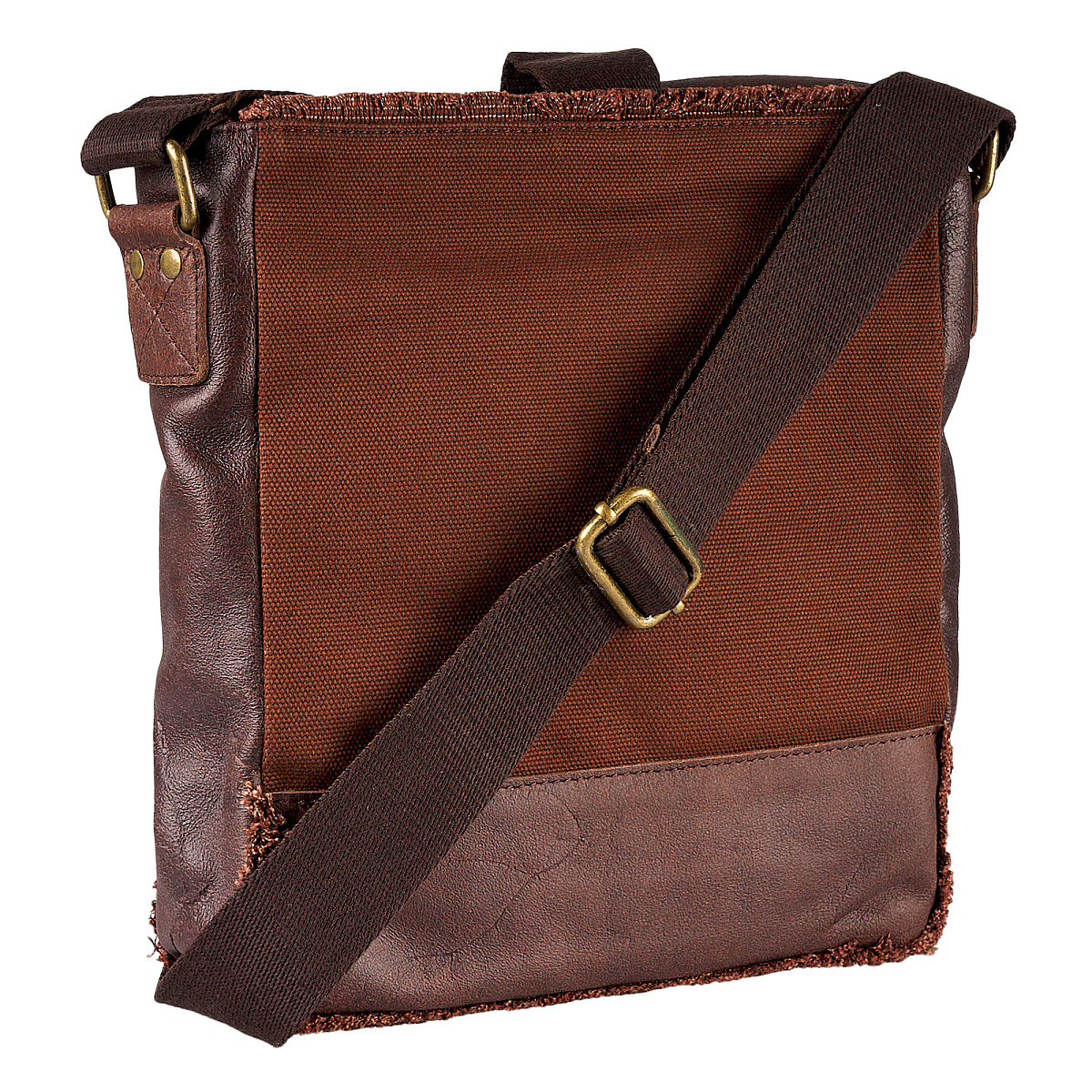 Сумка через плечо Dr.Koffer из натуральной кожи коричневая