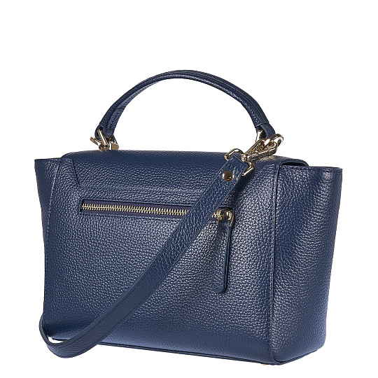 Женская сумка  Dr. Koffer из натуральной кожи синяя